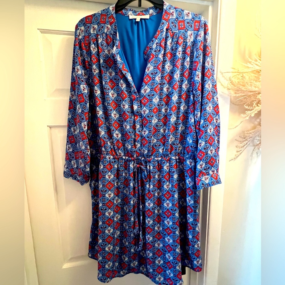 Quarter sleeve dress with POCKETS!!